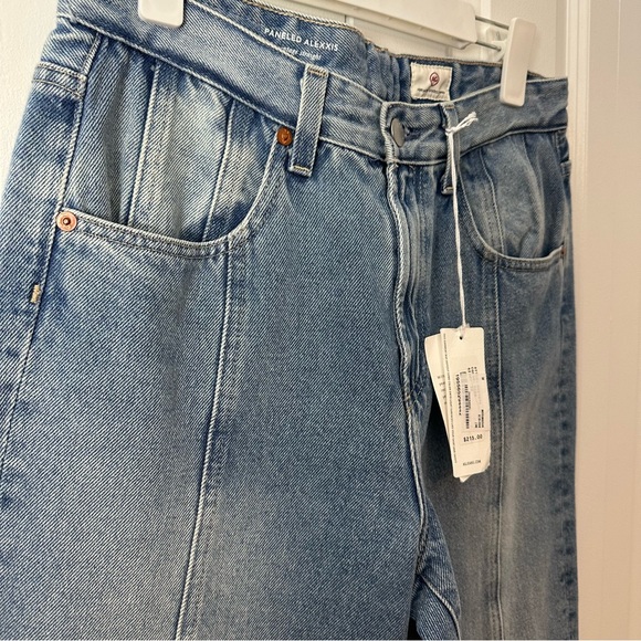 AG ALEXXIS PANELED Vintage Straight Size 28 Jeans Showroom - Picture 13 of 13